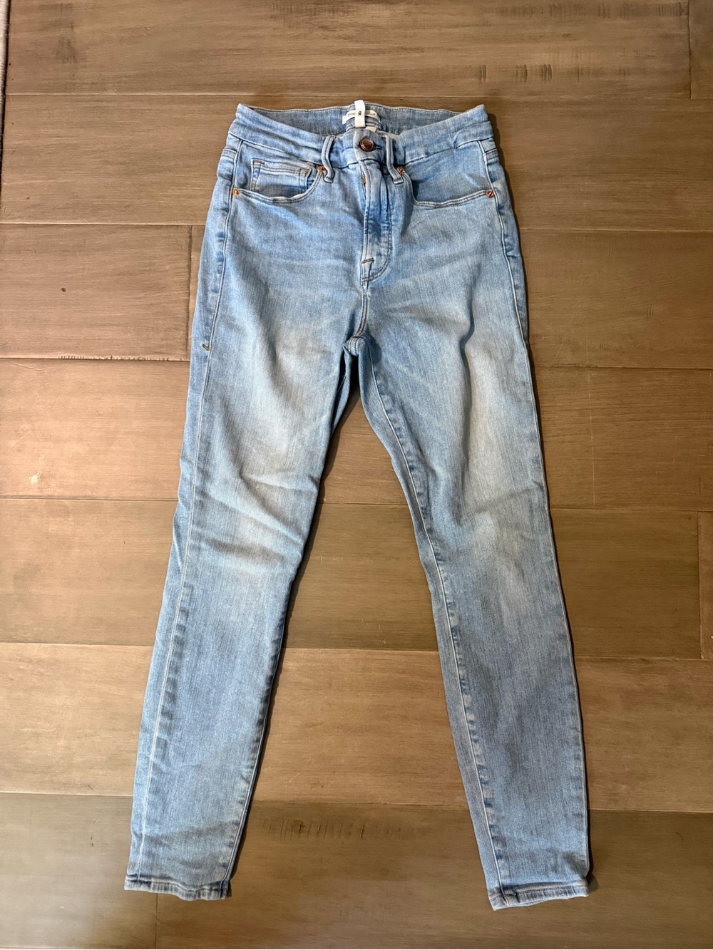 Good American Light Blue Skinny Jeans
